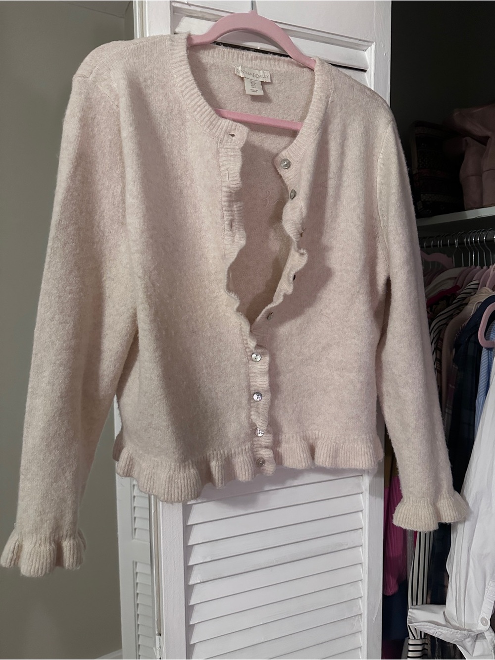 Cynthia Rowley Ruffle Cardigan - Picture 2 of 6